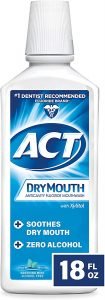 ACT Dry Mouth Anticavity Zero Alcohol Fluoride Mouthwash