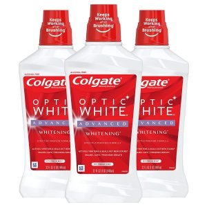 Colgate Optic White Alcohol Free Whitening Mouthwash